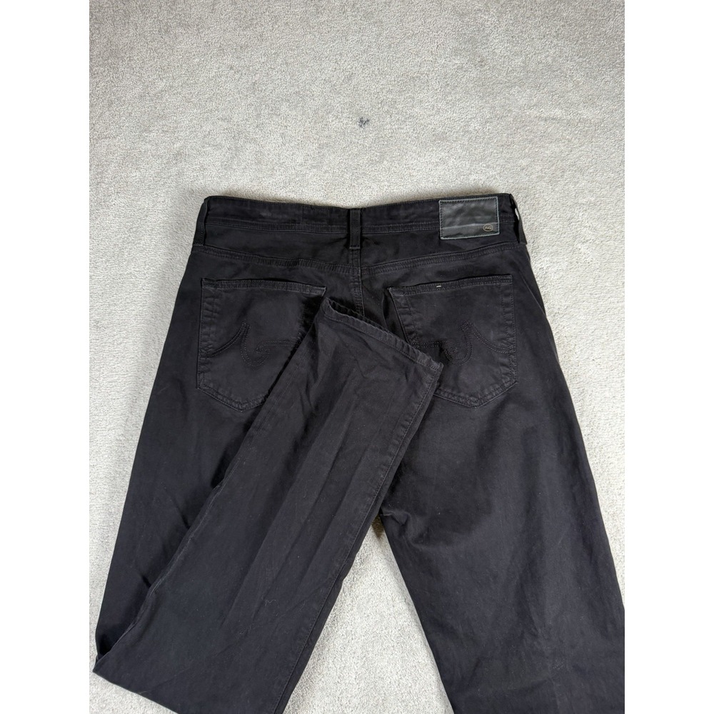AG Jeans Adriano Goldschmied The Everett Slim Straight Black Denim 32x32(*34)*